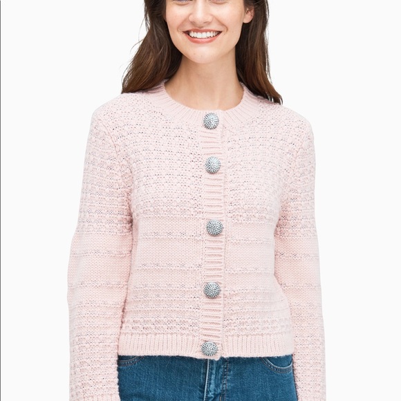 kate spade Sweaters - Kate Spade pink cardigan sweater